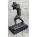 Mike Tyson Boxing Champ Boxer Bronze Sculpture Marble Base Statue Figurine Sale