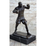 Mike Tyson Boxing Champ Boxer Bronze Sculpture Marble Base Statue Figurine Sale