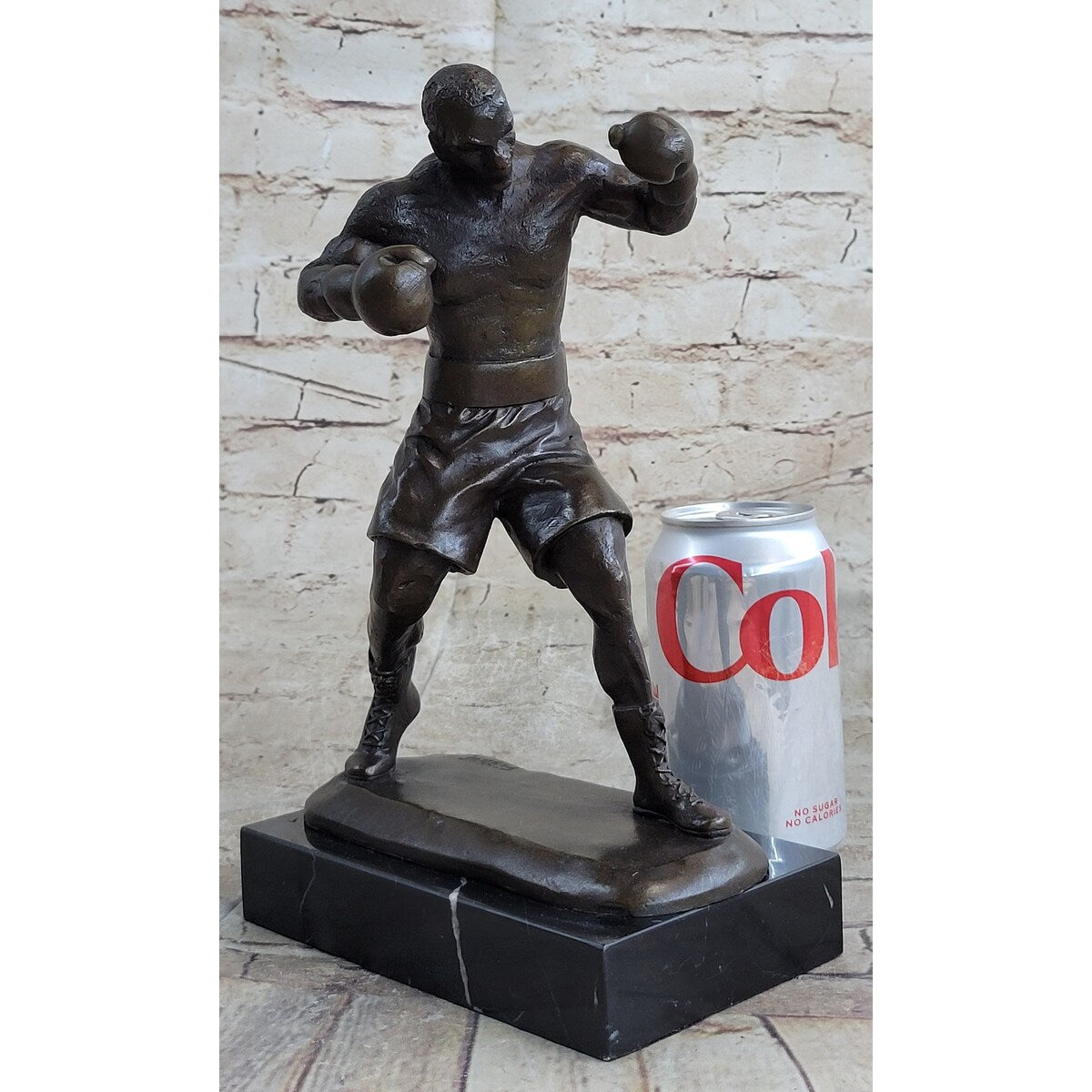Mike Tyson Boxing Champ Boxer Bronze Sculpture Marble Base Statue Figurine Sale
