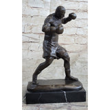 Mike Tyson Boxing Champ Boxer Bronze Sculpture Marble Base Statue Figurine Sale