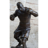 Mike Tyson Boxing Champ Boxer Bronze Sculpture Marble Base Statue Figurine Sale