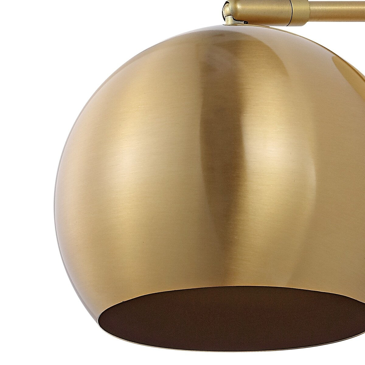Mila 7" 1-Light Modern Midcentury Iron LED Sconce with Pull-Chain Switch, Brass Gold (Set of 2) by JONATHAN Y