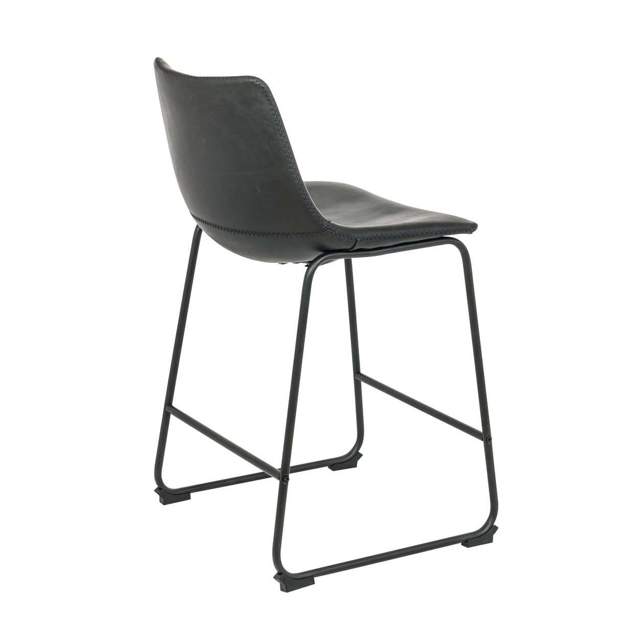 Milan 26" Vintage Faux Leather Bar Stool (Set of 2)