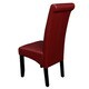 Milan Faux Leather Red Dining Chairs (Set of 2)