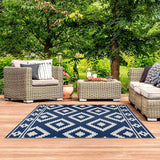 Milan Lightweight Reversible Recycled Plastic Outdoor Floor Mat/Rug