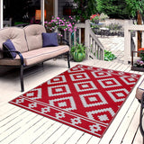 Milan Lightweight Reversible Recycled Plastic Outdoor Floor Mat/Rug