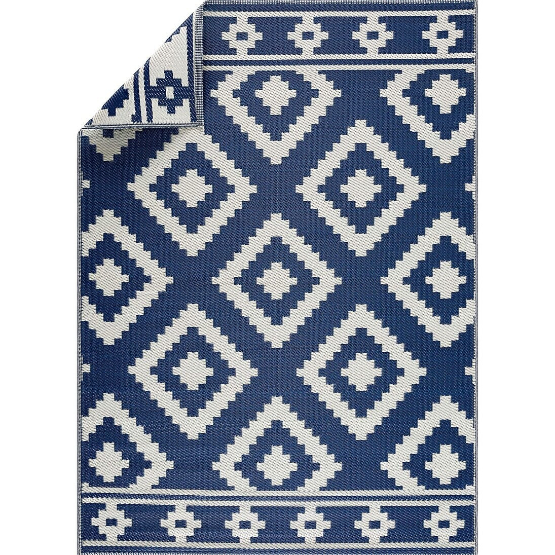 Milan Lightweight Reversible Recycled Plastic Outdoor Floor Mat/Rug