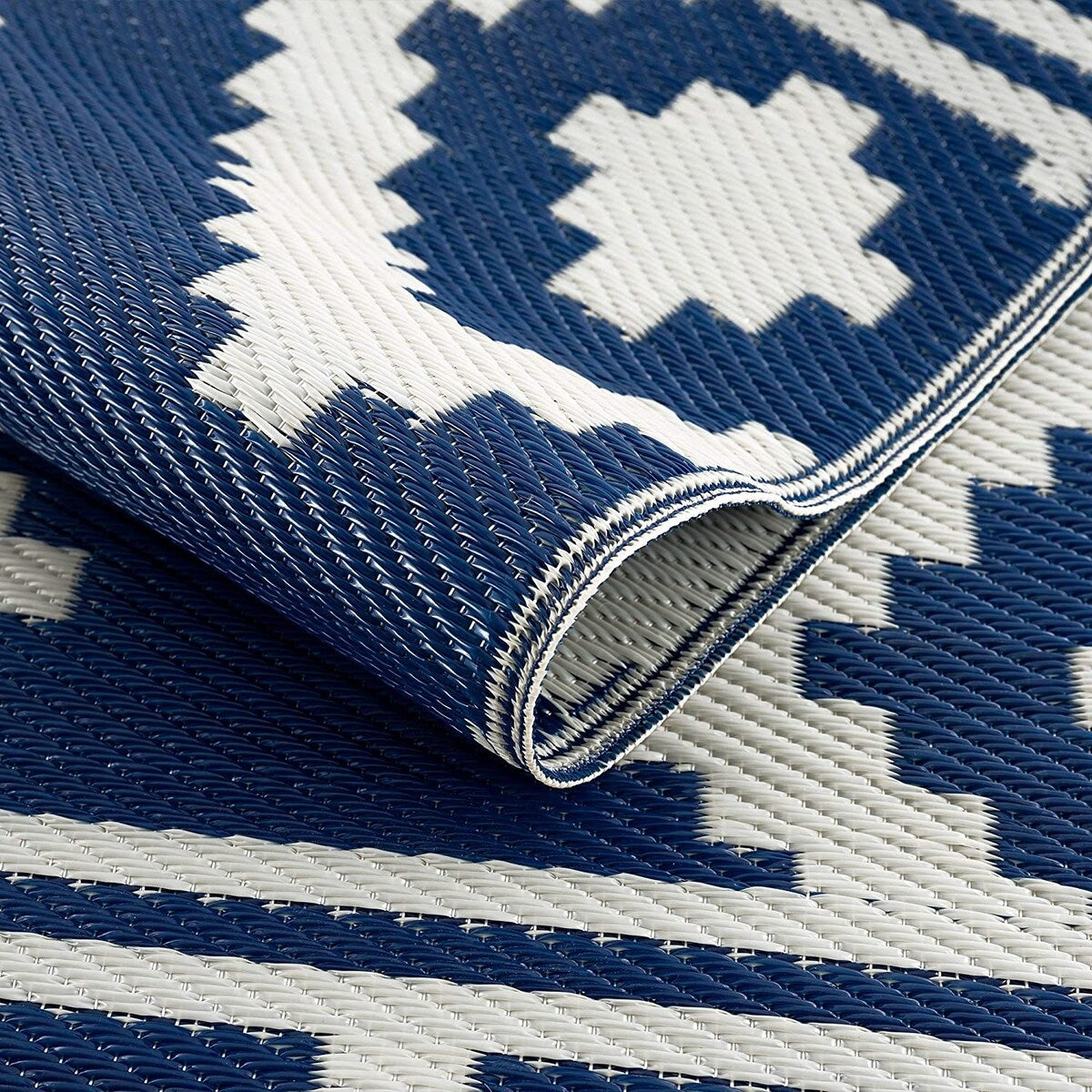 Milan Lightweight Reversible Recycled Plastic Outdoor Floor Mat/Rug