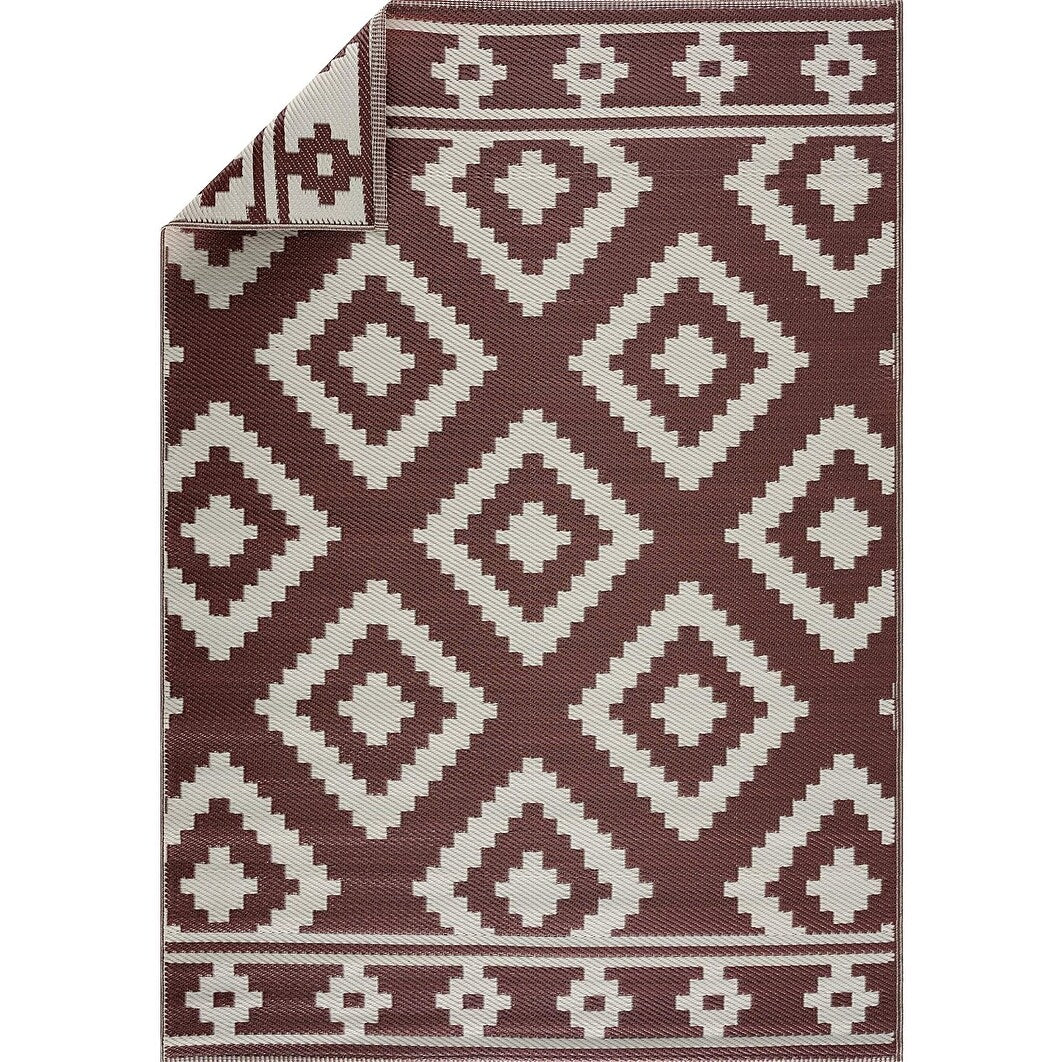 Milan Lightweight Reversible Recycled Plastic Outdoor Floor Mat/Rug