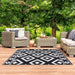 Milan Lightweight Reversible Recycled Plastic Outdoor Floor Mat/Rug