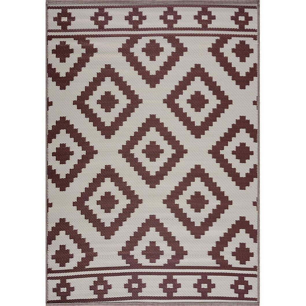 Milan Lightweight Reversible Recycled Plastic Outdoor Floor Mat/Rug