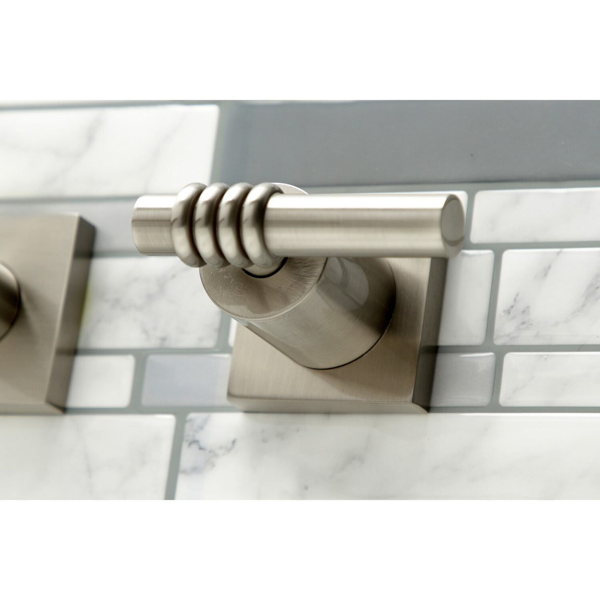 Kingston Brass Milano 3-Hole Wall Mount Roman Tub Faucet