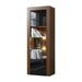 Milano Matte LED Bookcase w/ High-gloss Front