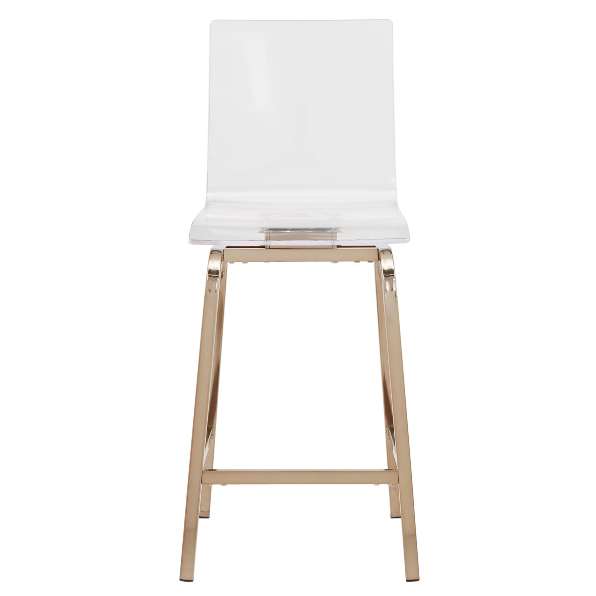 Miles Acrylic Swivel High Back Bar Stools (Set of 2) by iNSPIRE Q Bold