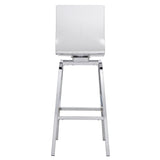 Miles Acrylic Swivel High Back Bar Stools (Set of 2) by iNSPIRE Q Bold