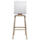 Miles Acrylic Swivel High Back Bar Stools (Set of 2) by iNSPIRE Q Bold