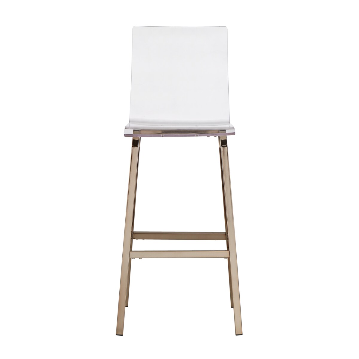 Miles Acrylic Swivel High Back Bar Stools (Set of 2) by iNSPIRE Q Bold