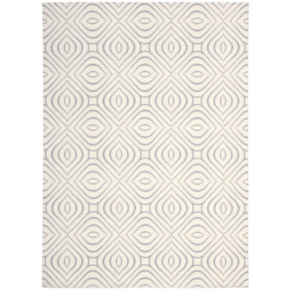 Rug Squared Milford Ivory/ Grey Graphic Area Rug (2'6 x 4') - 2'6" x 4'
