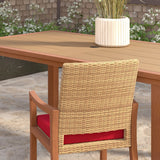 Mili 7 Piece Sunbrella Outdoor Patio Dining Set