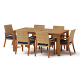 Mili 7 Piece Sunbrella Outdoor Patio Dining Set