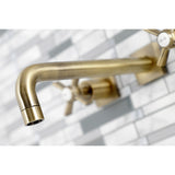 Kingston Brass Millennium 3-Hole Wall Mount Roman Tub Faucet