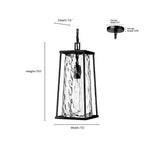 Millennium Lighting Dutton 1 Light Outdoor Hanging Lantern