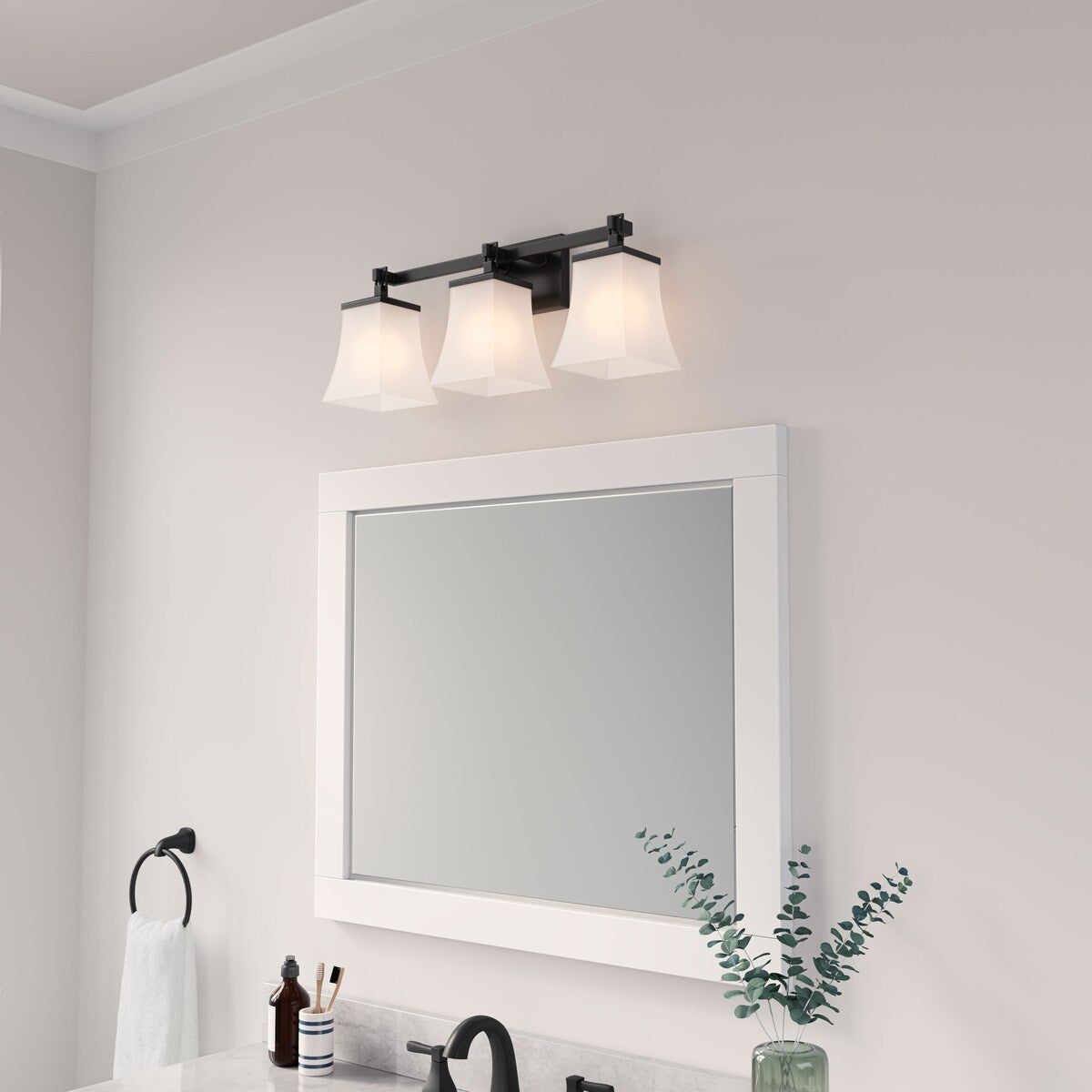 Millennium Lighting Sonorra 2/3/4 Light Vanity Fixture in Matte Black