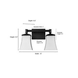 Millennium Lighting Sonorra 2/3/4 Light Vanity Fixture in Matte Black