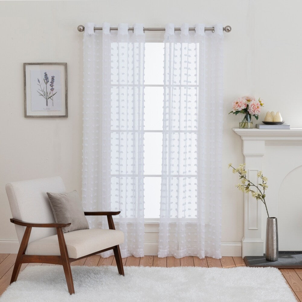 Miller Curtains Neo Grommet Top Sheer Panel