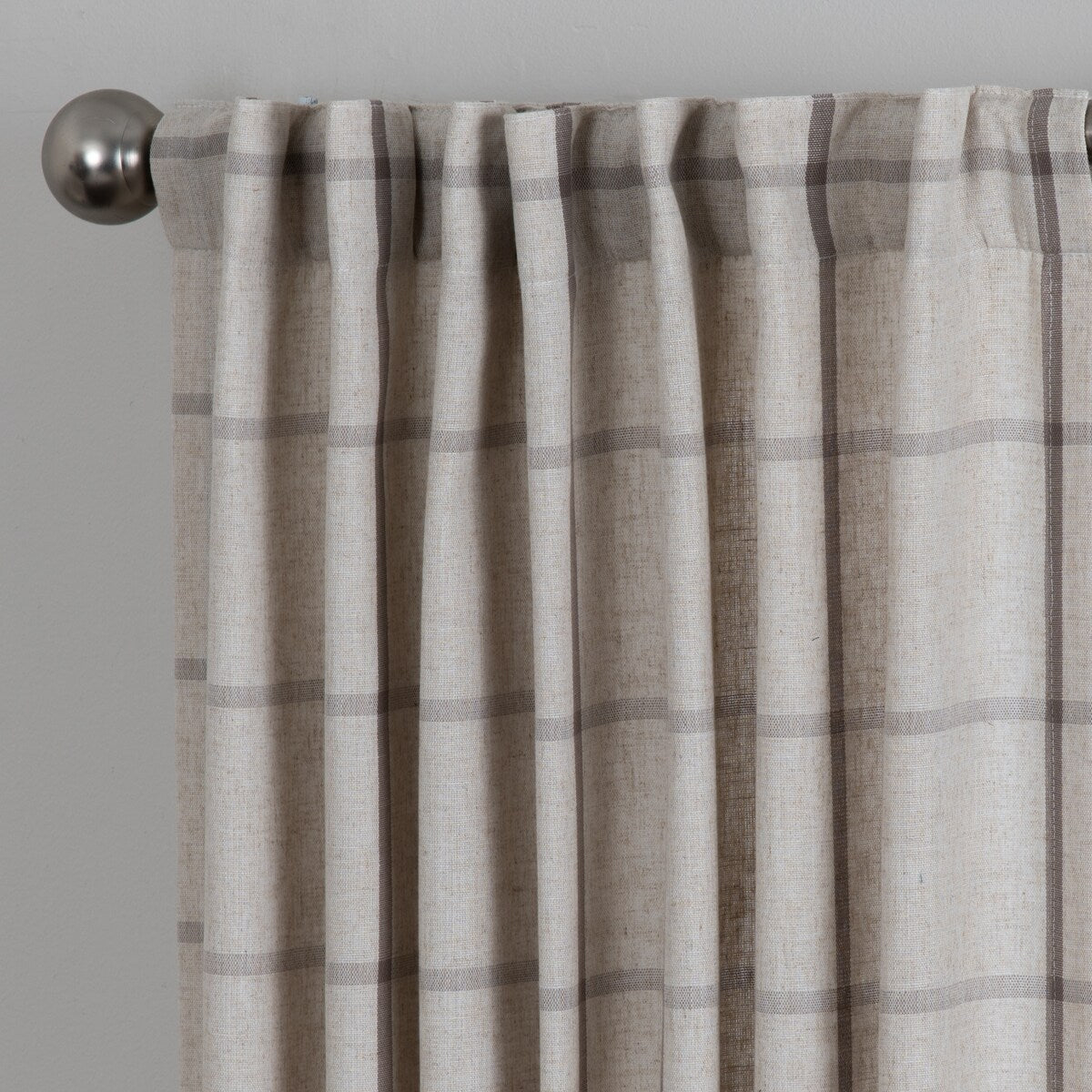 Miller Curtains Province Hidden Back Tab Rod Pocket Panel