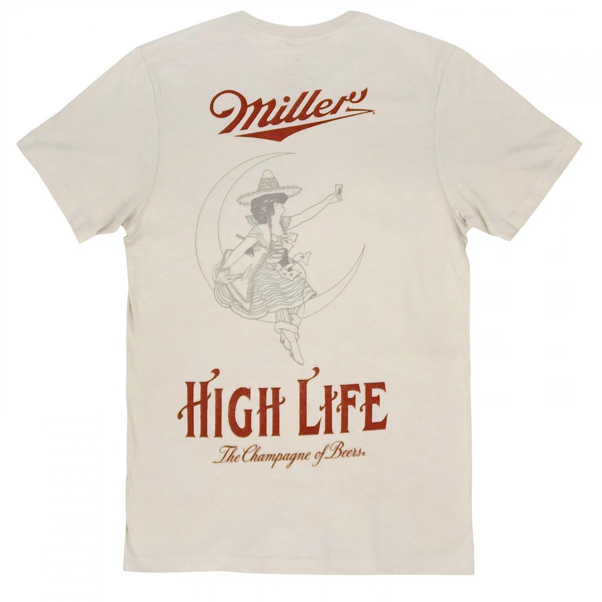 Miller High Life Girl In The Moon TShirt