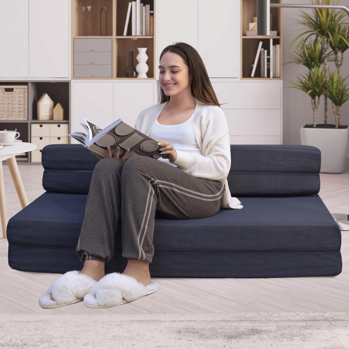 Milliard 4.5-in. Queen Tri-fold Foam Mattress/Sofa Bed