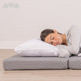 Milliard Premium Folding Mattress, Memory Foam Tri Fold with Waterproof Washable Cover, Single Size (75"x25"x4)