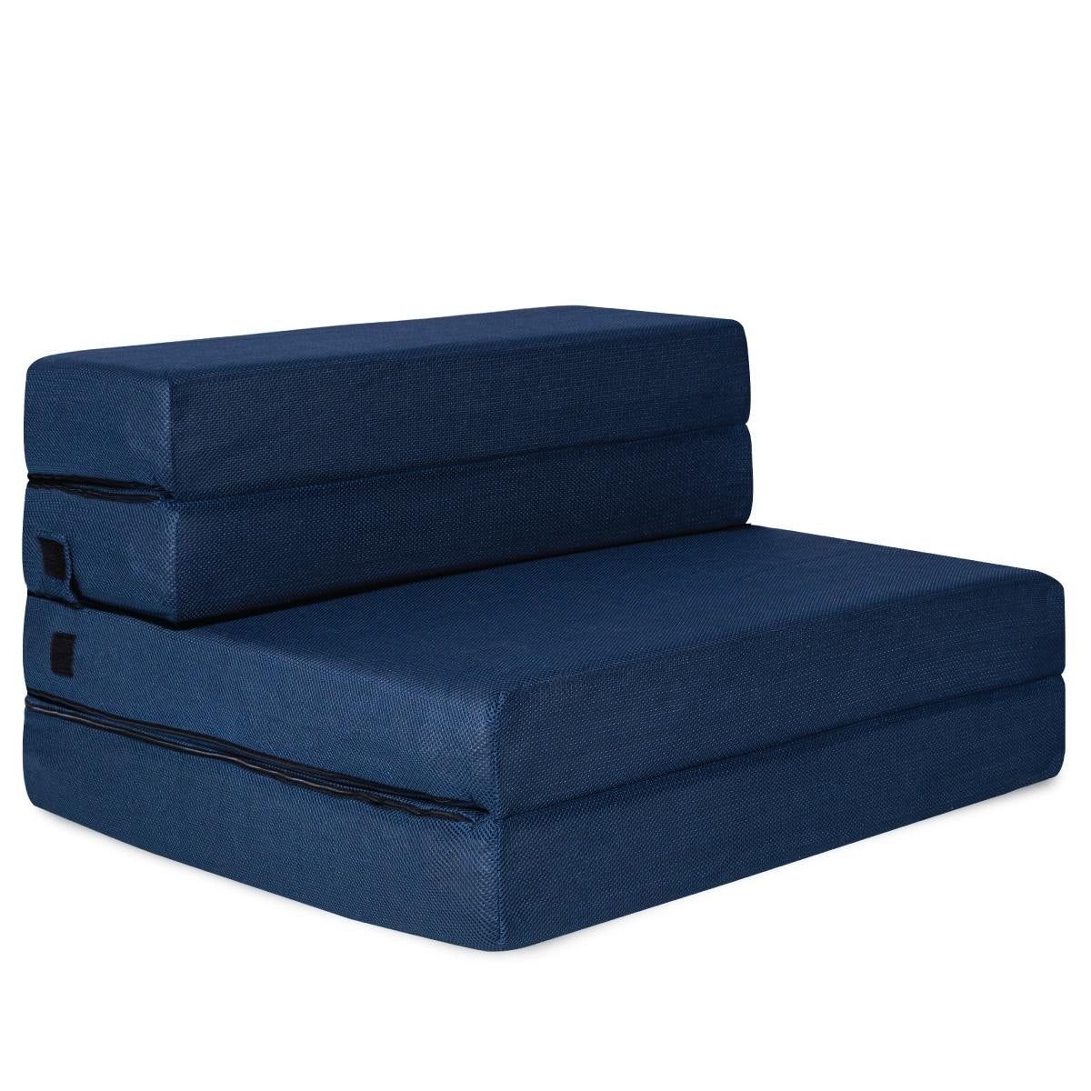 Milliard Tri-Fold Foam Folding Mattress and Sofa Bed for Guests (cot)