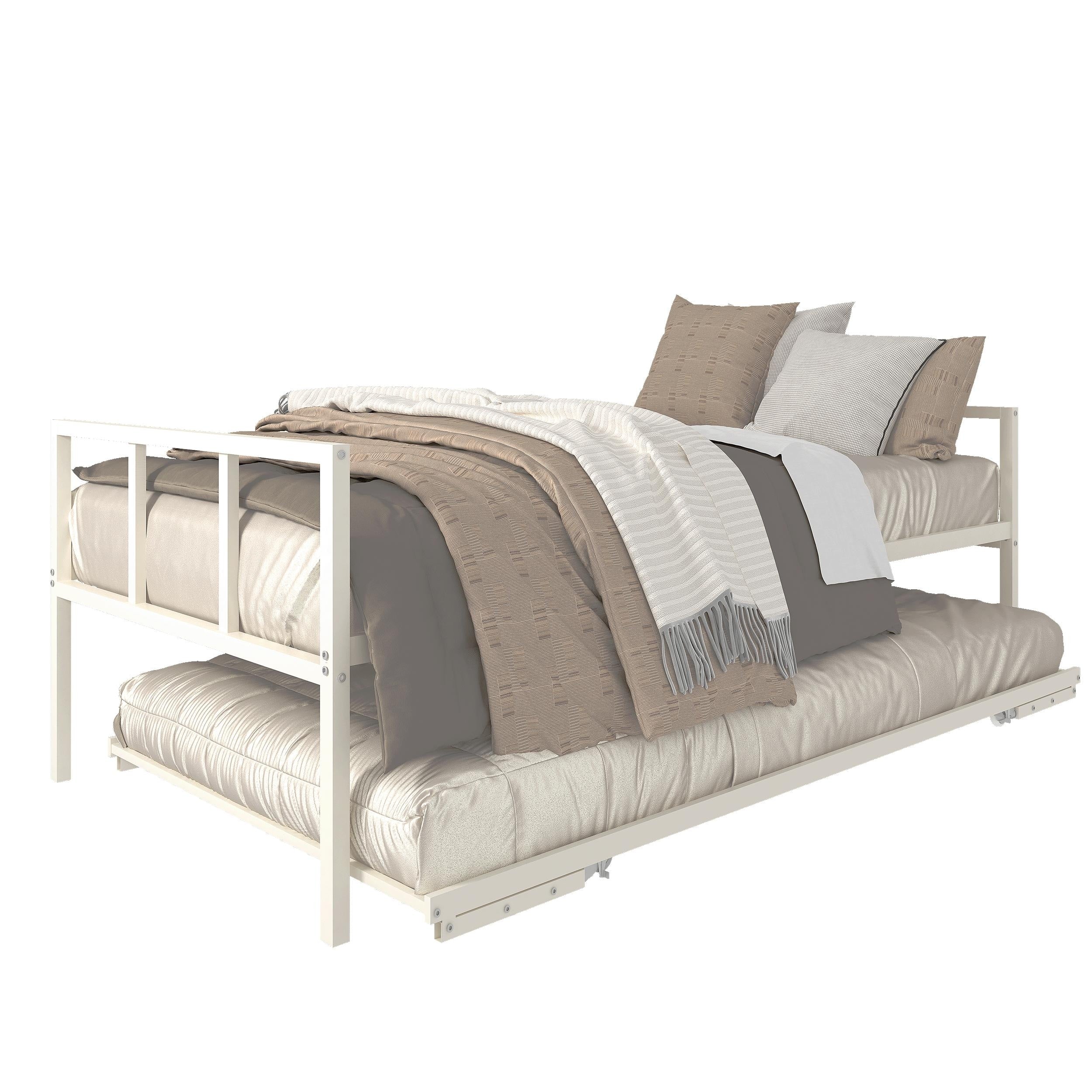 Milliard Twin Daybed and Fold- Up Trundle Set, Daybed with