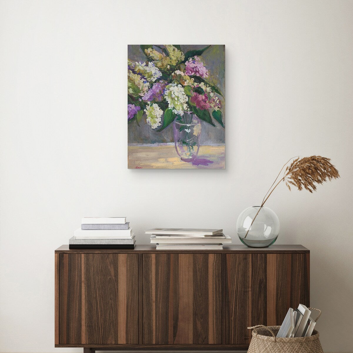 Millies Lilacs by Alexi Fine Canvas Art Print