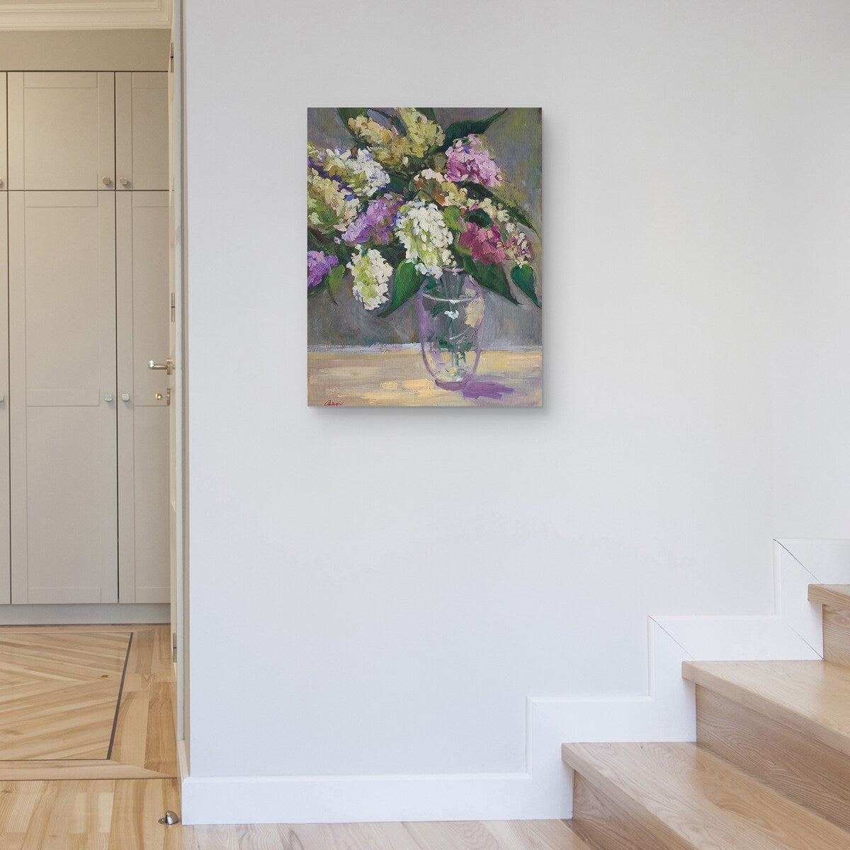 Millies Lilacs by Alexi Fine Canvas Art Print