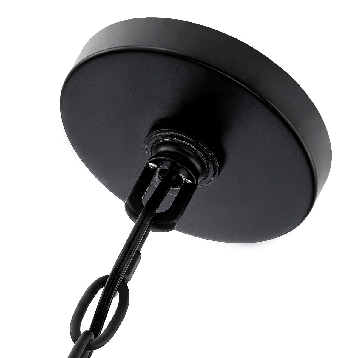 Mills 12-Light Black Candle Style Wagon Wheel Chandelier - 40''W