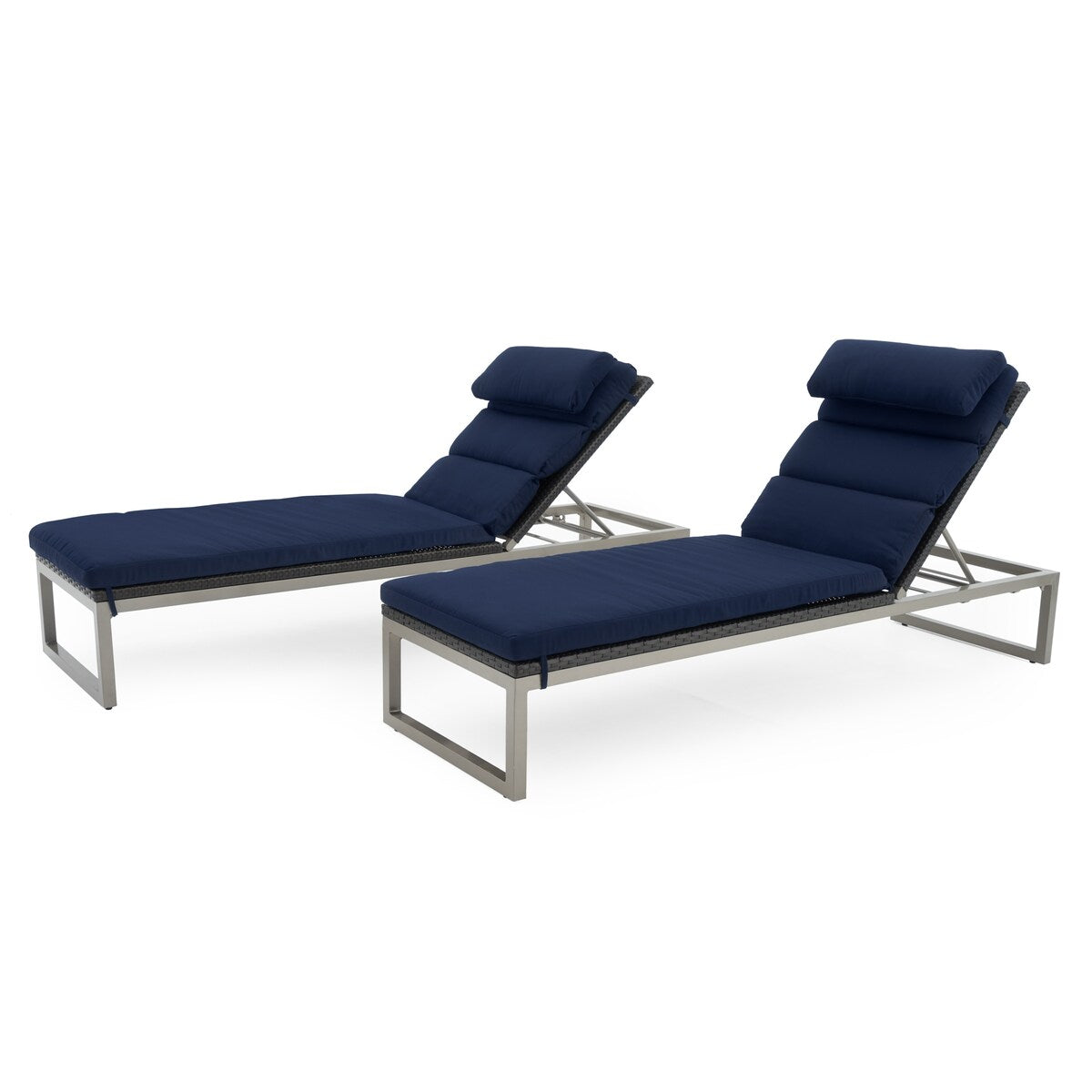 Milo Espresso 18 Piece Sunbrella Outdoor Patio Estate Set