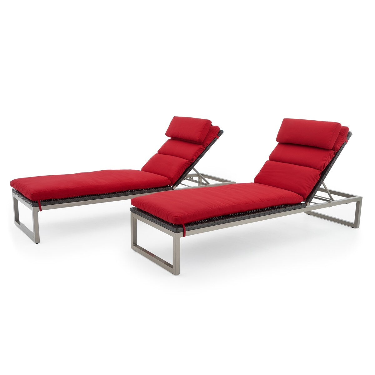 Milo Espresso 18 Piece Sunbrella Outdoor Patio Estate Set