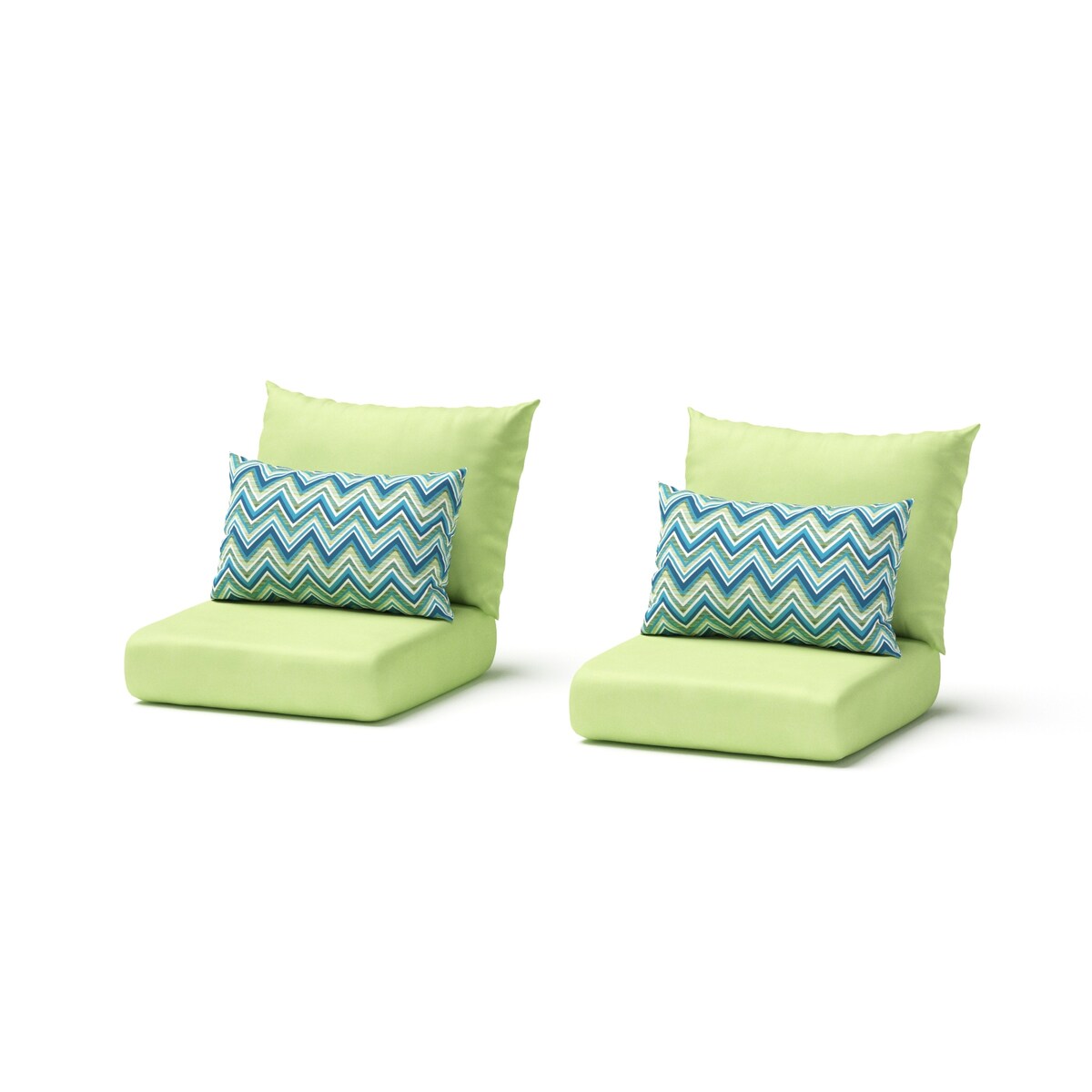 Milo Espresso 2 Piece Sunbrella Outdoor Patio Club Chairs