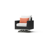 Milo Espresso 4 Piece Sunbrella Outdoor Patio Motion Fire Set