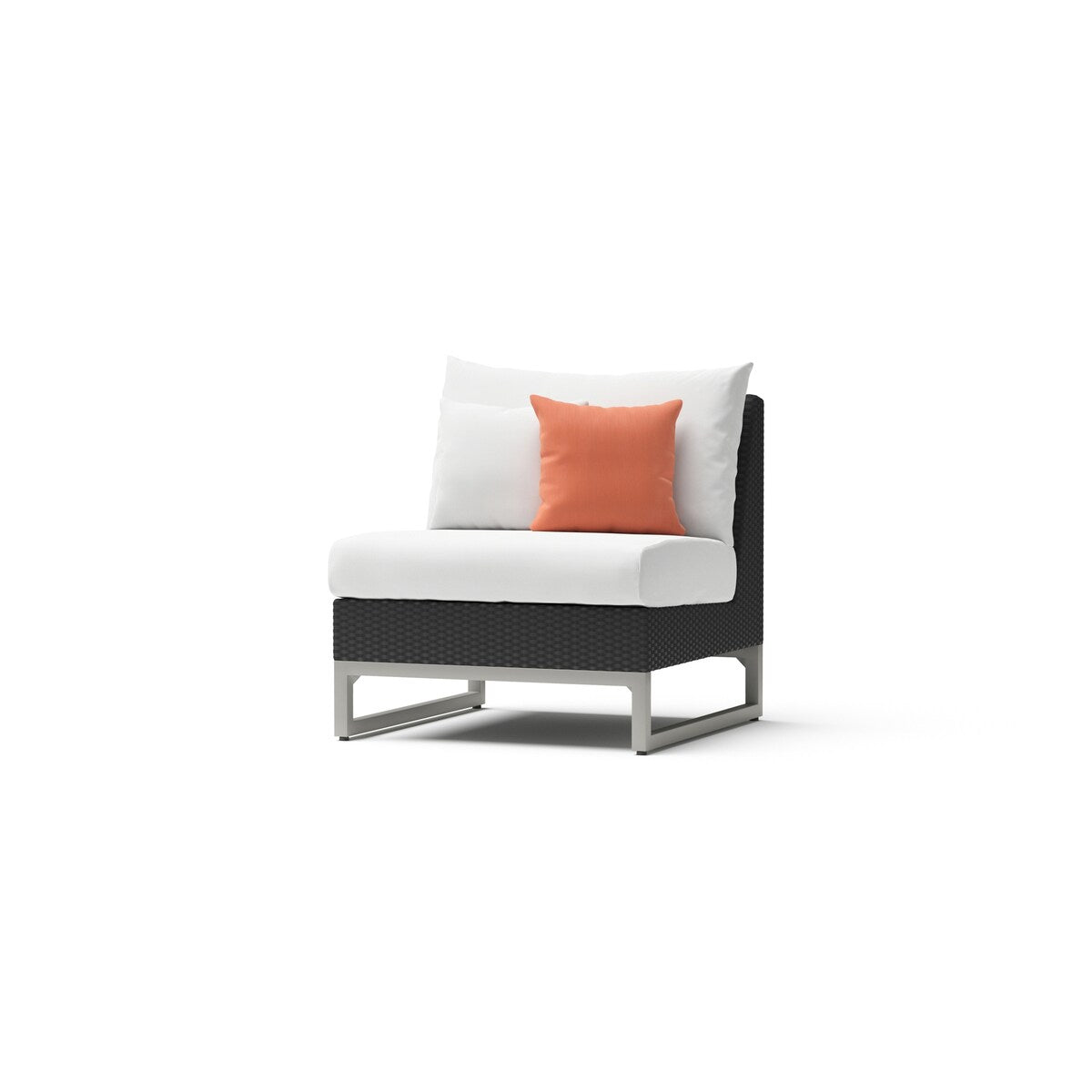 Milo Espresso 6 Piece Sunbrella Outdoor Patio Fire Sectional
