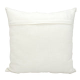 Mina Victory Luminescence Beaded Buckles White Throw Pillow by Nourison (18-Inch X 18-Inch)