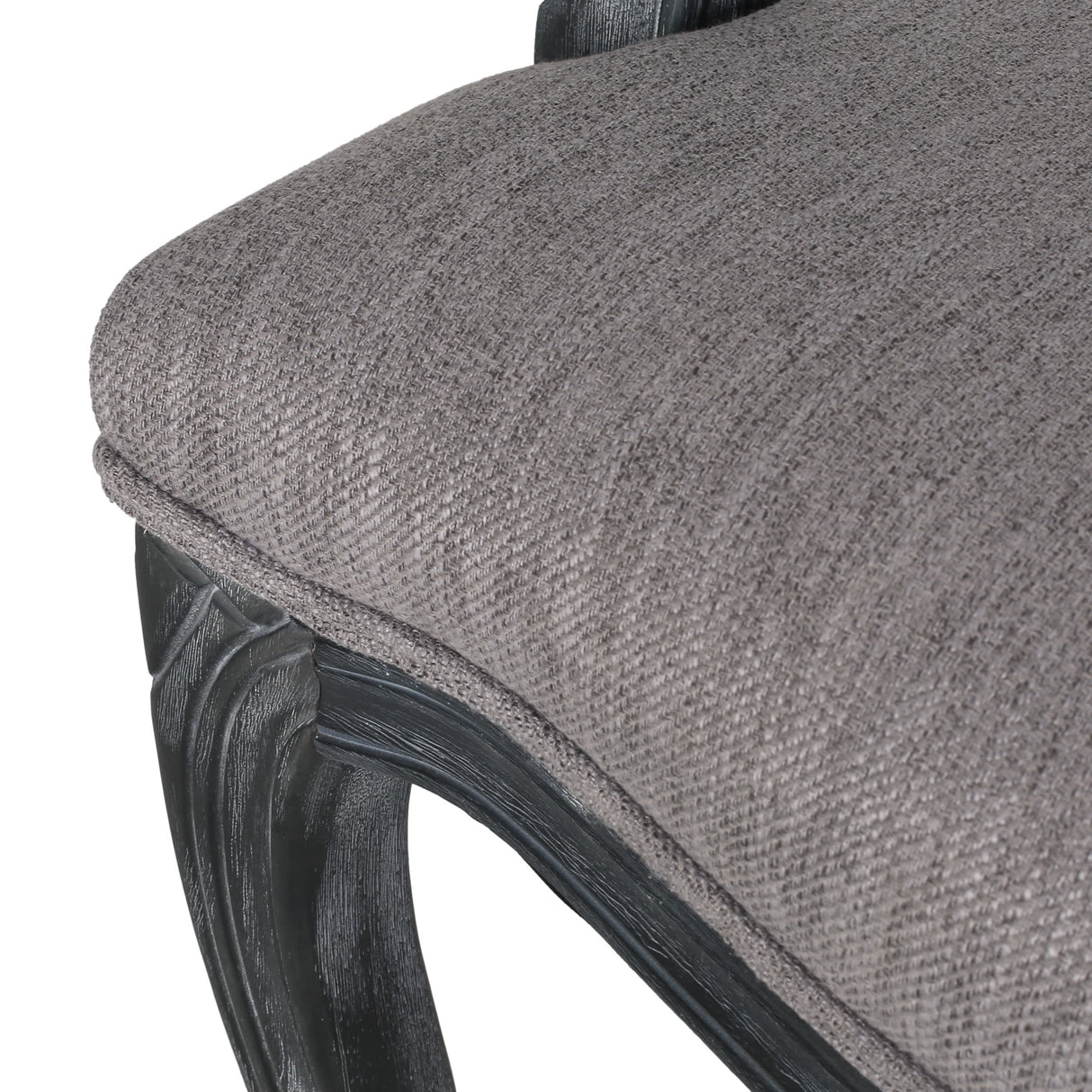 Mina Wood and Cane Upholstered Dining Chair by Christopher Knight Home
