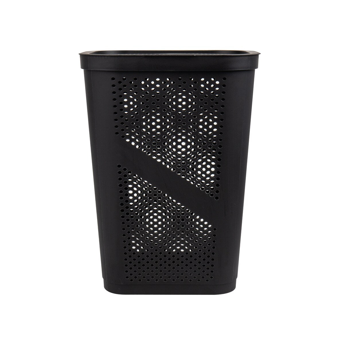 Mind Reader 60L Slim Laundry Hamper, Clothes Basket, Lid, Ventilated, Plastic, 17.25"L x 13.75"W x 23.5"H, 2-Pack