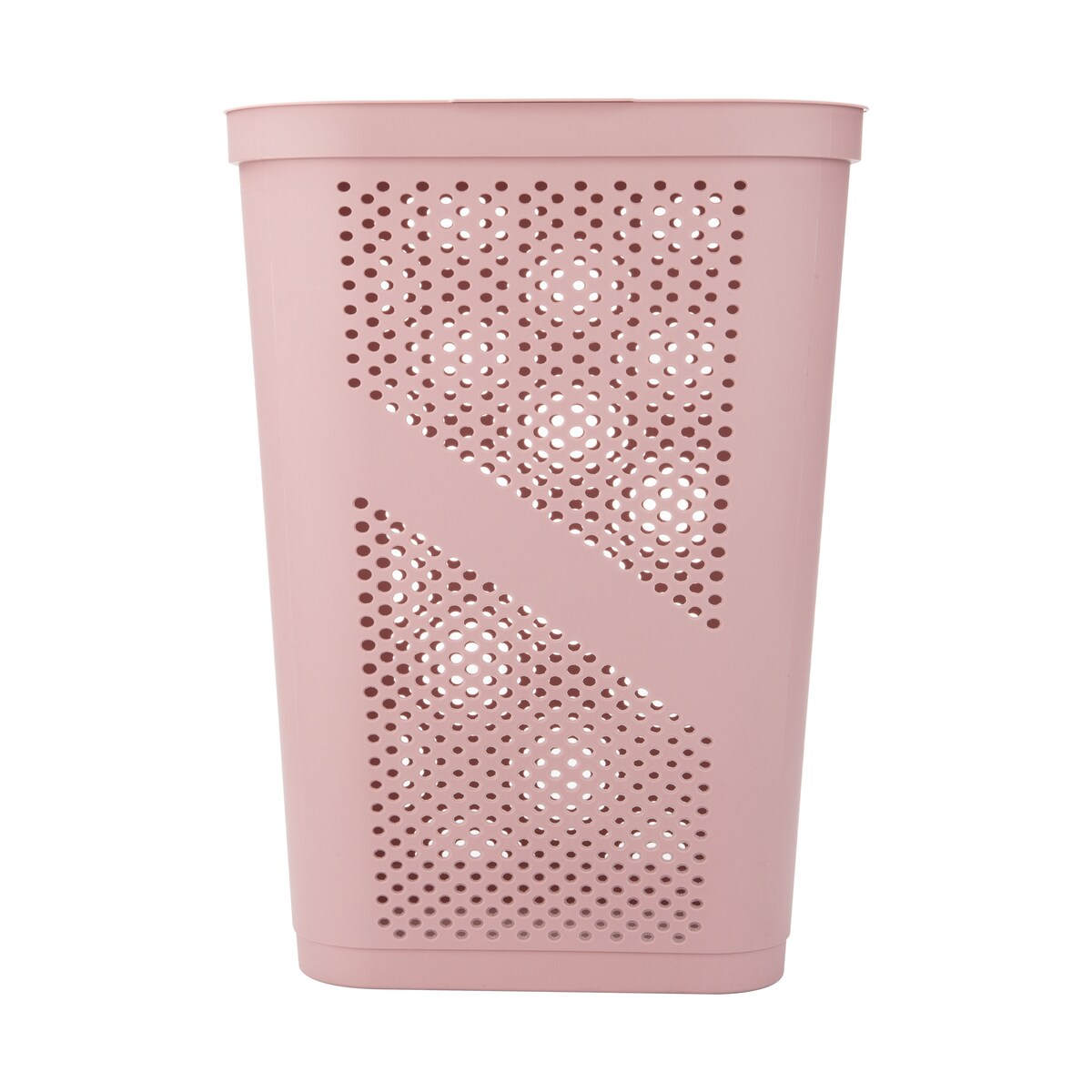 Mind Reader 60L Slim Laundry Hamper, Clothes Basket, Lid, Ventilated, Plastic, 17.25"L x 13.75"W x 23.5"H, 2-Pack