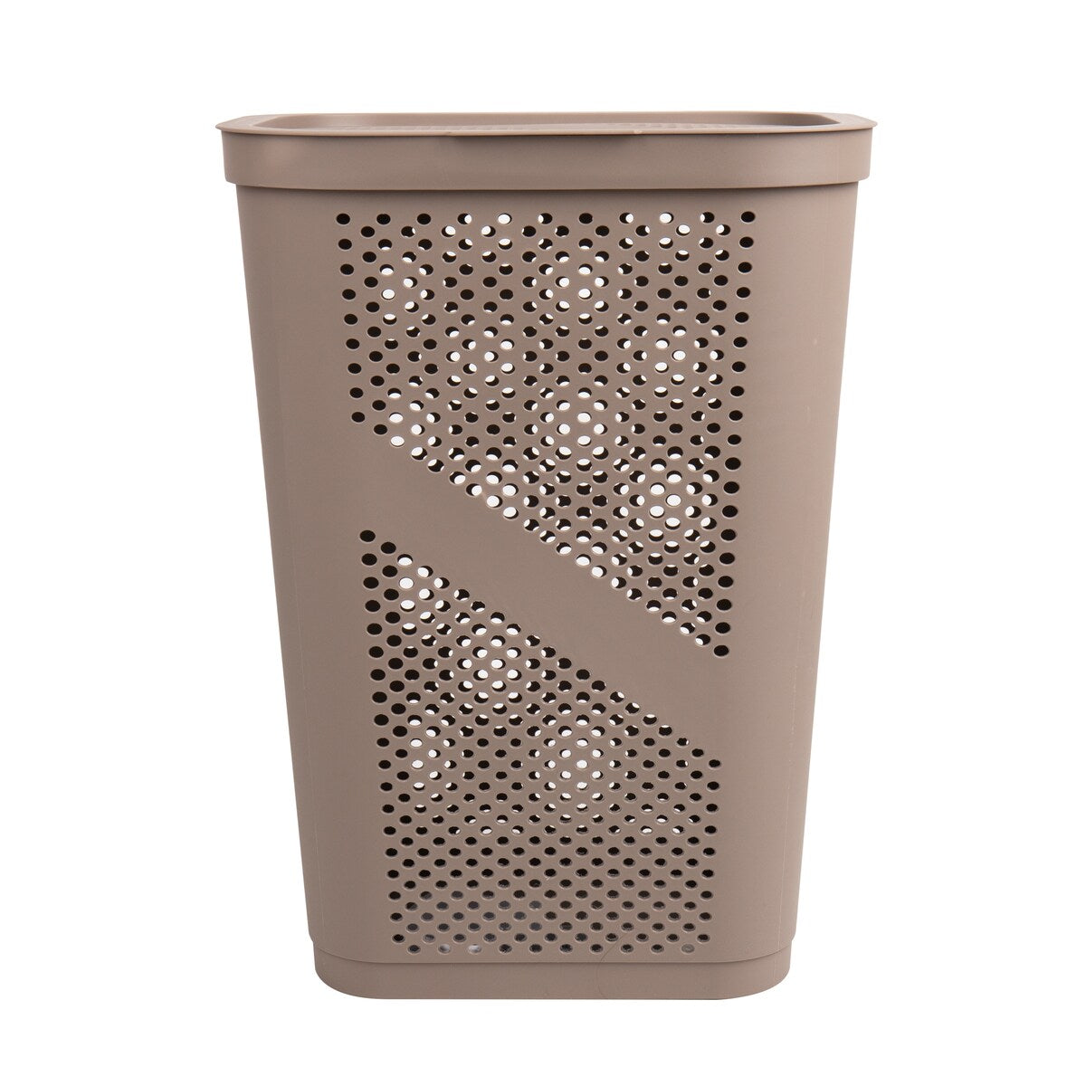 Mind Reader 60L Slim Laundry Hamper, Clothes Basket, Lid, Ventilated, Plastic, 17.25"L x 13.75"W x 23.5"H, 2-Pack