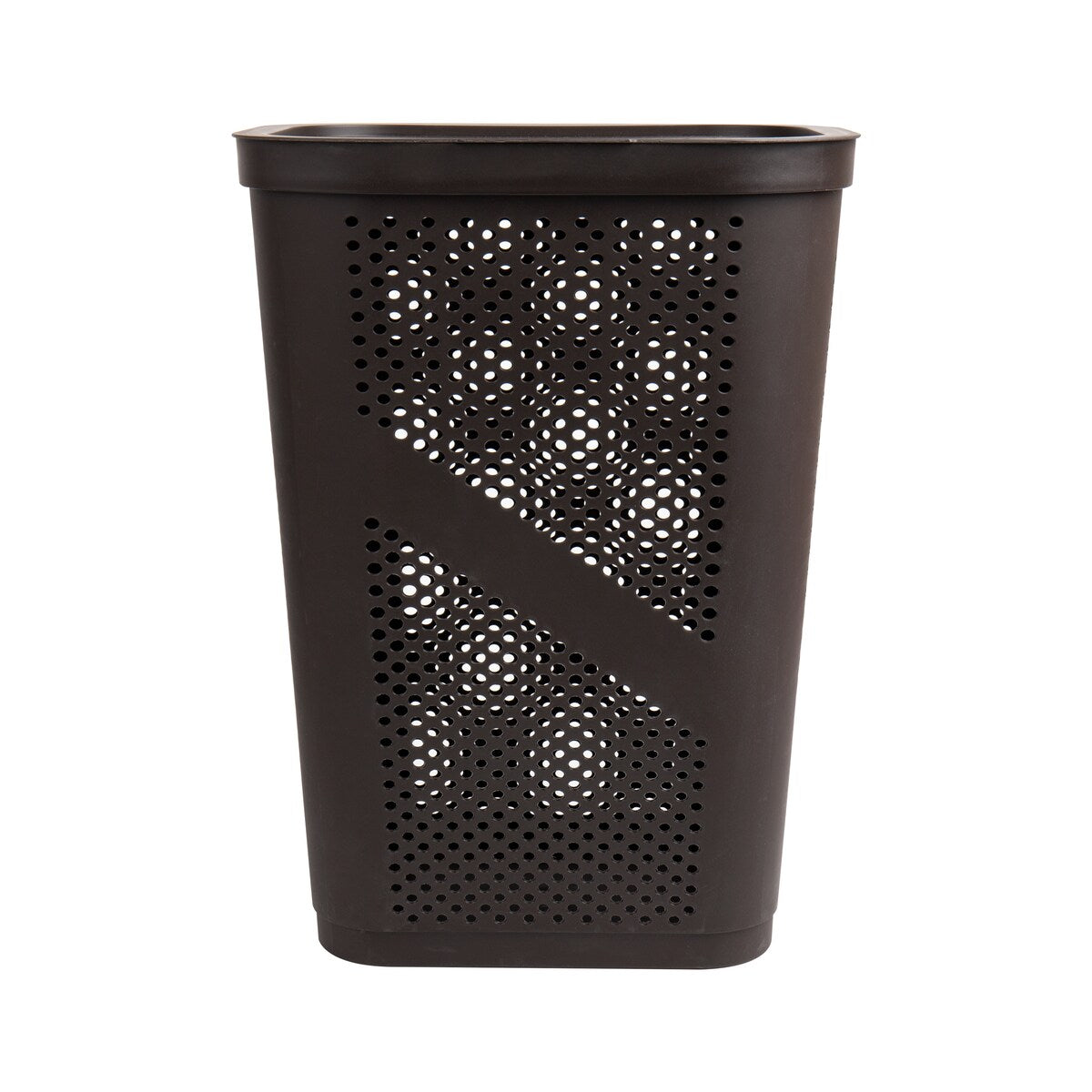 Mind Reader 60L Slim Laundry Hamper, Clothes Basket, Lid, Ventilated, Plastic, 17.25"L x 13.75"W x 23.5"H, 2-Pack