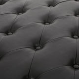 Mineola Contemporary Upholstered Rectangular Ottoman by Christopher Knight Home